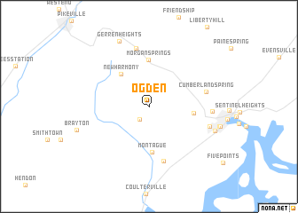 map of Ogden