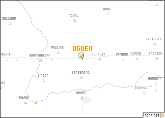 map of Ogden