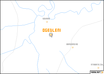 map of Ogedleni