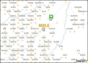 map of Ogele