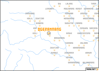 map of Ogeramnang