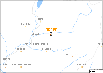 map of Ogern