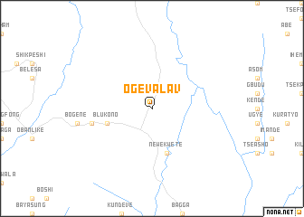 map of Ogevalav