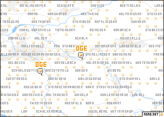 map of Öge