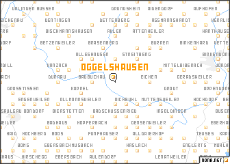 map of Oggelshausen