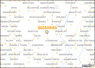 map of Oggenried