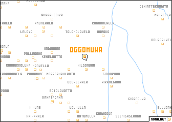 map of Oggomuwa