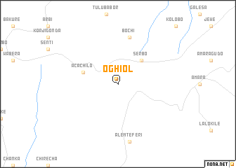 map of Oghiol