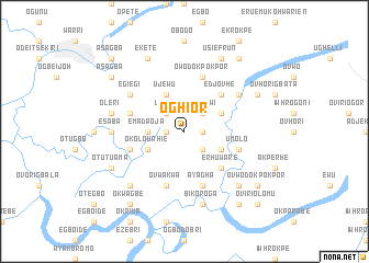 map of Oghior