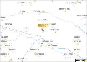 map of Oghor