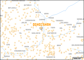 map of Oghoz Shāh