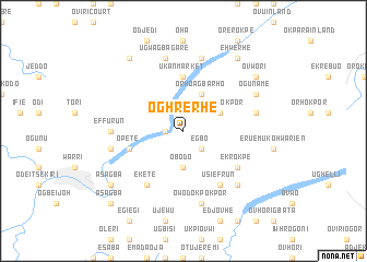 map of Oghrerhe