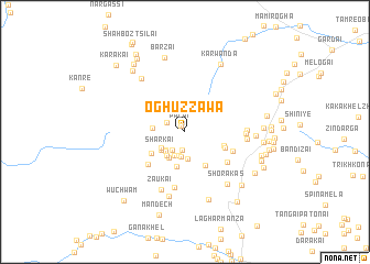 map of Oghuz Zawa