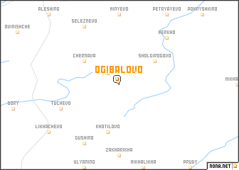 map of Ogibalovo