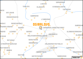 map of Ogibalovo