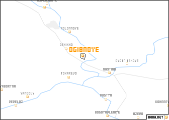 map of Ogibnoye