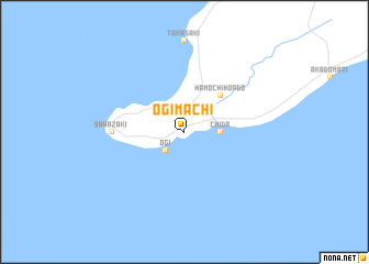 map of Ogimachi