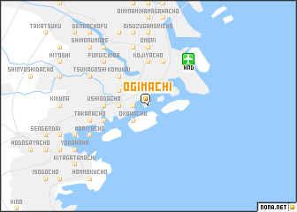 map of Ōgimachi