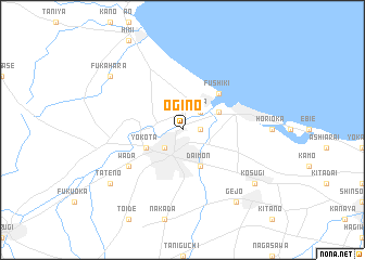 map of Ogino