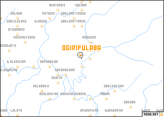 map of Ogirifulaba