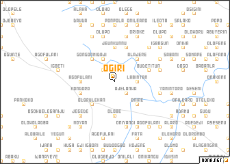 map of Ogiri