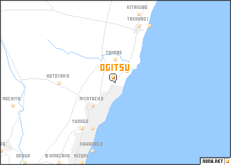 map of Ogitsu