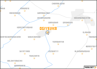 map of Ogiyevka