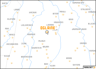 map of Oglaine