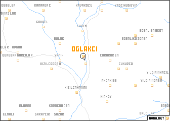 map of Oğlakçı