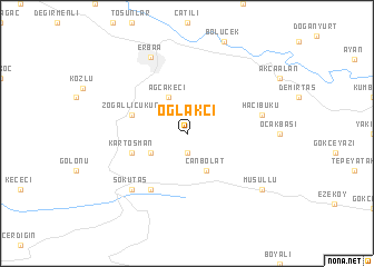 map of Oğlakçı