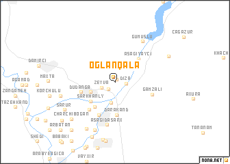 map of Oğlanqala