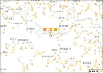 map of Oglavak