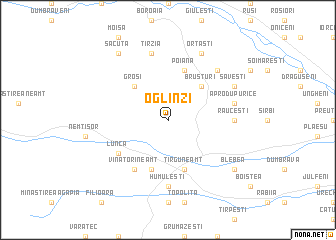 map of Oglinzi