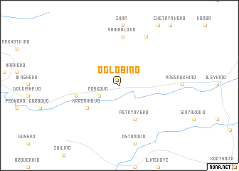 map of Oglobino