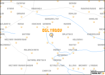 map of Oglyadov