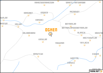 map of Öğmen