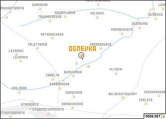 map of Ognëvka