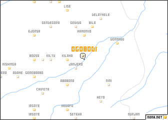 map of Ogobodī