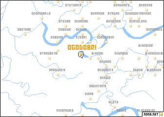 map of Ogodobri