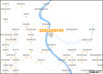 map of Ogodumofan