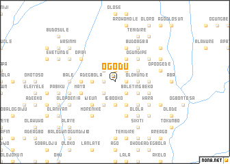 map of Ogodu