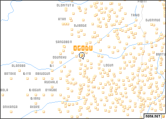 map of Ogodu