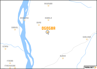 map of Ogogba