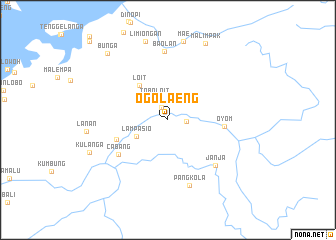 map of Ogolaeng