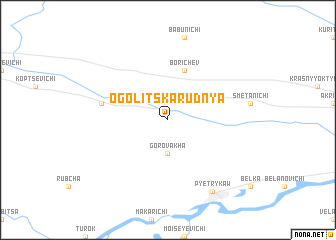 map of Ogolitska Rudnya