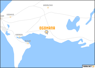 map of Ogomana