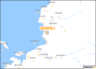 map of Ogomoli