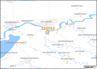 map of Ogonëk