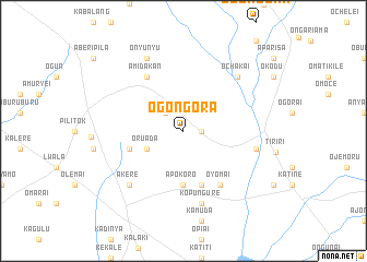 map of Ogongora