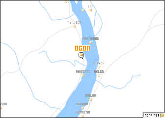 map of Ogon